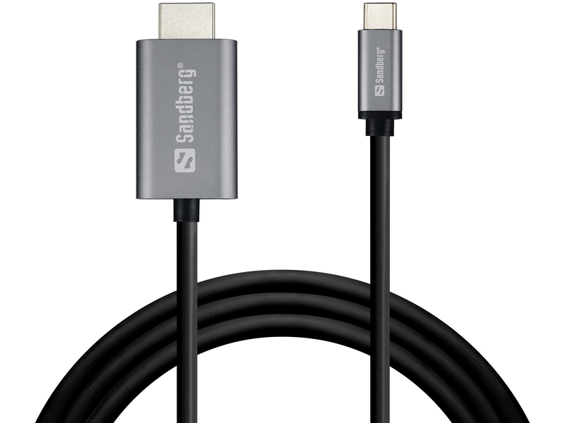 Sandberg 136-21 USB-C – HDMI kábel, 2 m