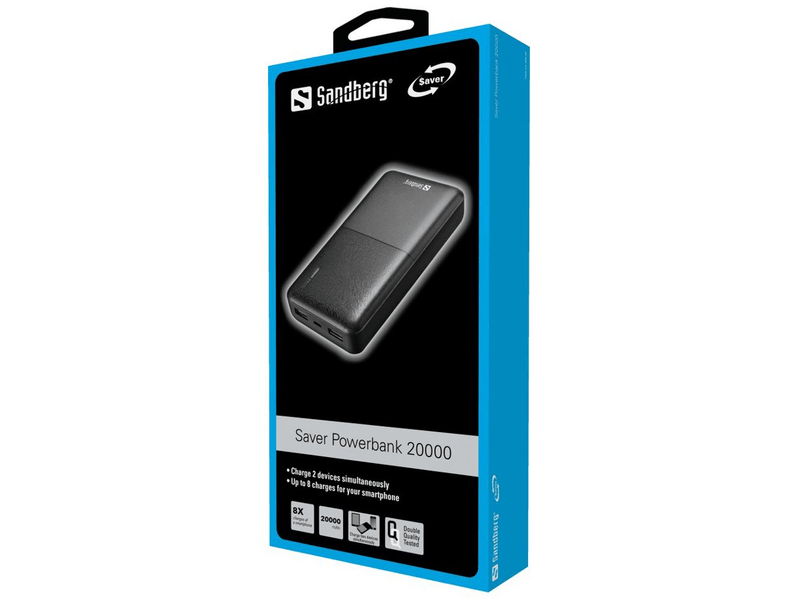 Sandberg 320-42 Powerbank, 20000 mAh