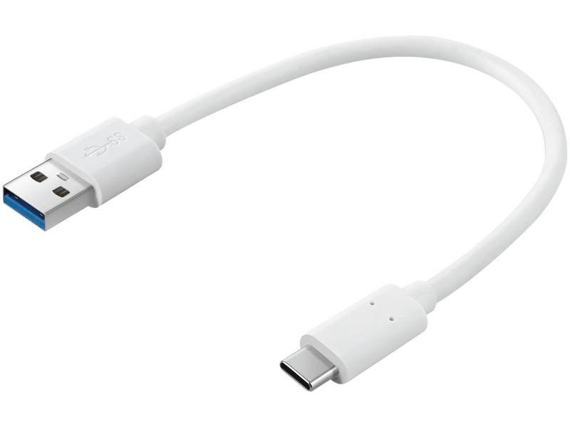 Sandberg 136-29 USB-C 3.1 – USB-A  3.0 kábel, 20 cm