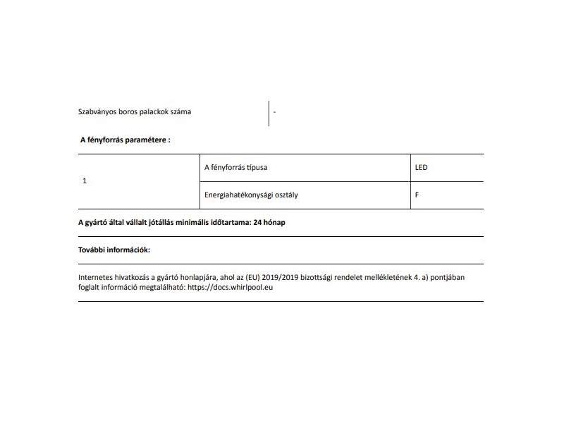 Whirlpool W7 831T OX H Alulfagyasztós kombinált hűtőszekrény, Inox