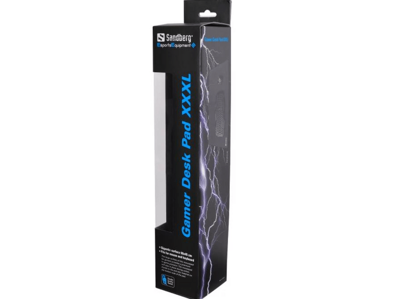 SANDB Gamer egérpad XXXL, fekete 520-27