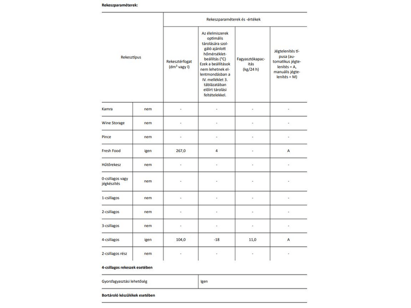 Whirlpool W7 931T OX H Alulfagyasztós hűtőszekrény