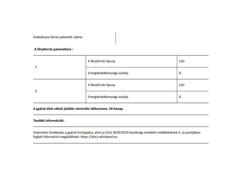 Whirlpool W9 931D IX Alulfagyasztós kombinált hűtőszekrény
