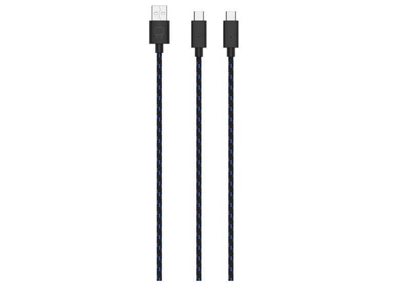 Venom VS5002 Dual Play & Charge USB Type-C Töltőkábel, 3m