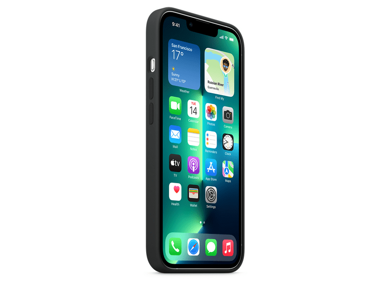 Apple iPhone 13 Pro Szilikontok – Éjfekete (MM2K3ZM/A)