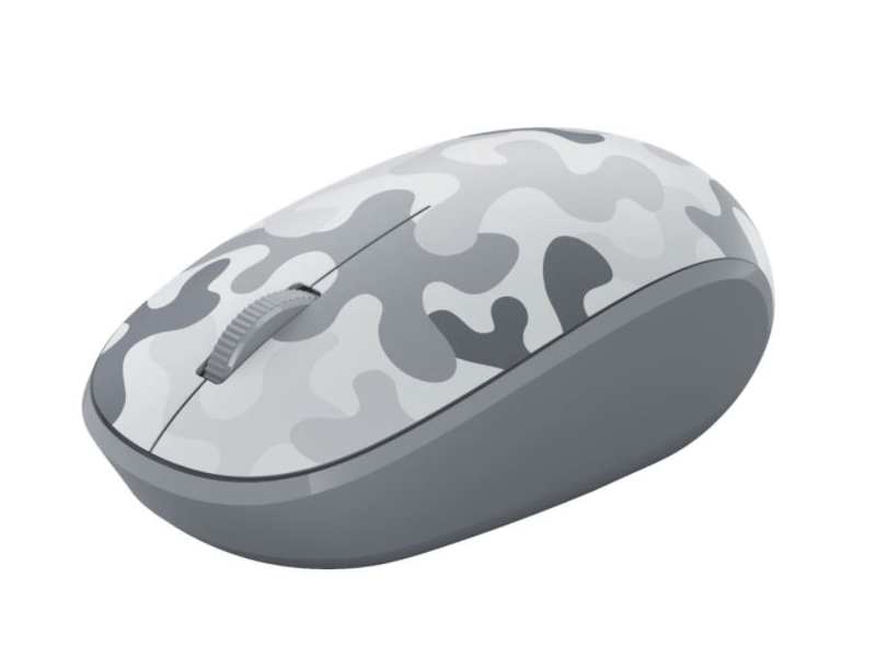 Microsoft vezeték nélküli egér, szürke terepmintás (8KX-00008)