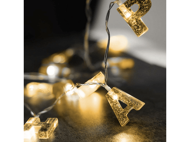 Family 56529C Születésnapi LED-es fényfüzér, ezüst