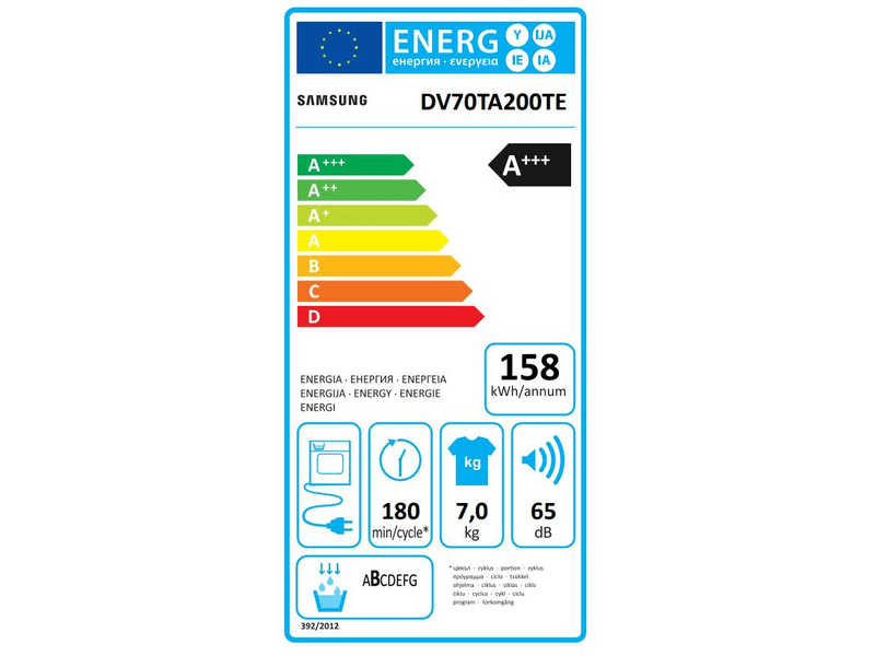 Samsung DV70TA200TE/LE Hőszivattyús szárítógép