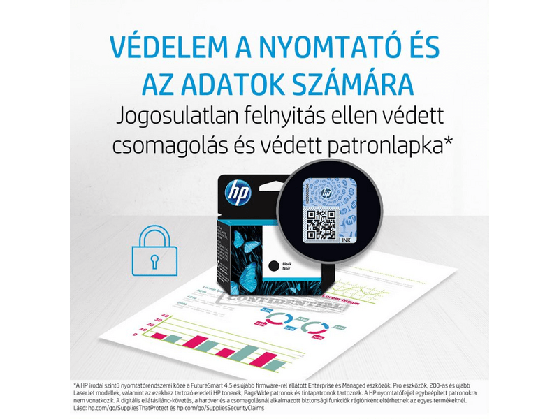 HP No.305 fekete eredeti tintapatron – Instant Ink (3YM61AE)