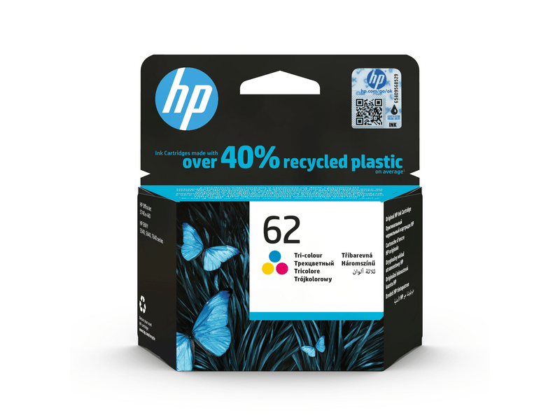 HP 62 háromszínű eredeti tintapatron (C2P06AE)