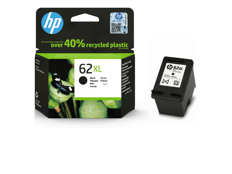 HP 62XL fekete eredeti tintapatron (C2P05AE)