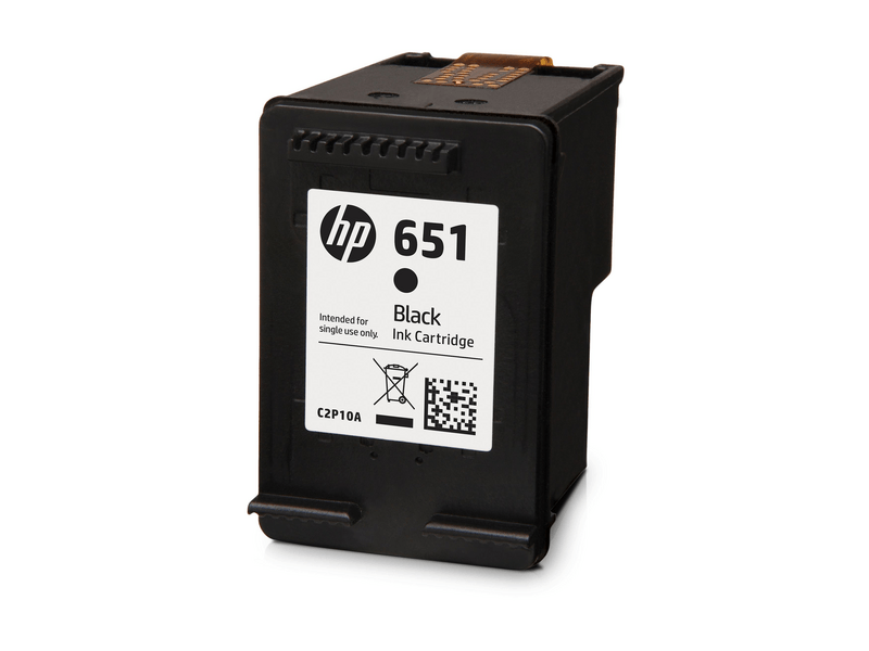 HP 651 fekete eredeti tintapatron (C2P10AE)