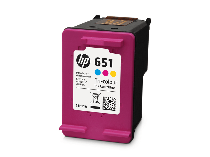 HP 651 háromszínű eredeti tintapatron (C2P11AE)
