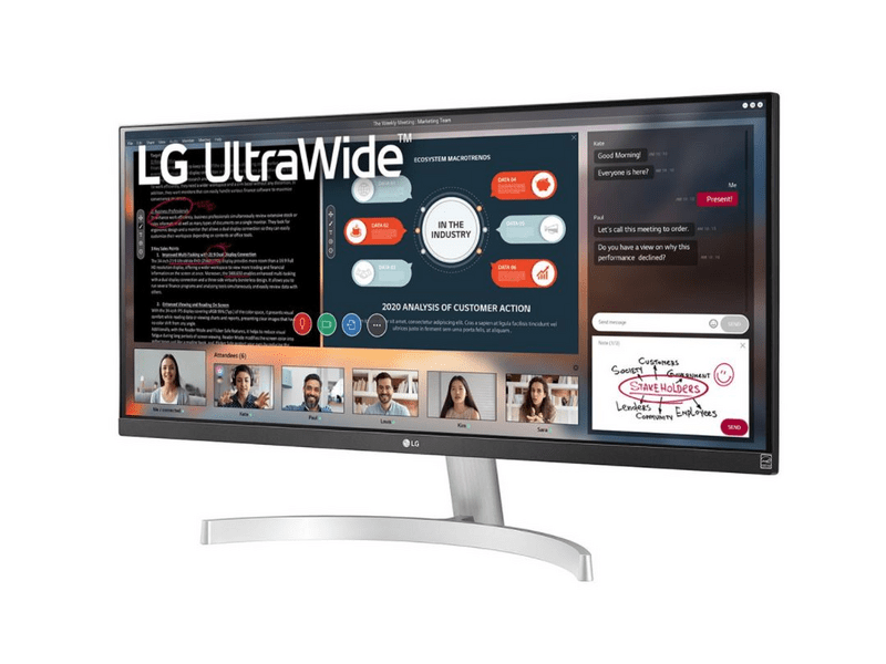 LG 29WN600-W 29”-os UltraWide Full HD IPS Monitor