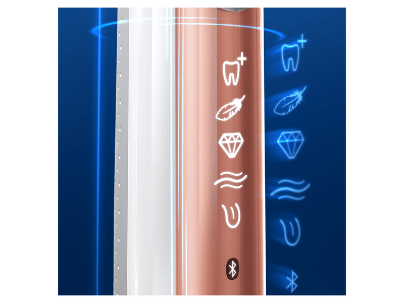 Oral-B Genius X Luxe Edition Rose Gold Elektromos fogkefe Sensi fejjel