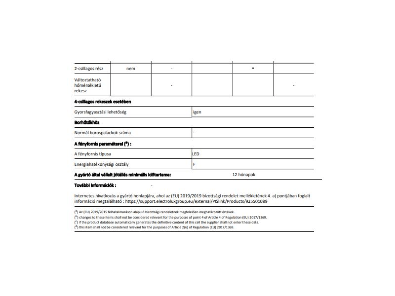 AEG SCE818E6TS Beépíthető alulfagyasztós hűtő