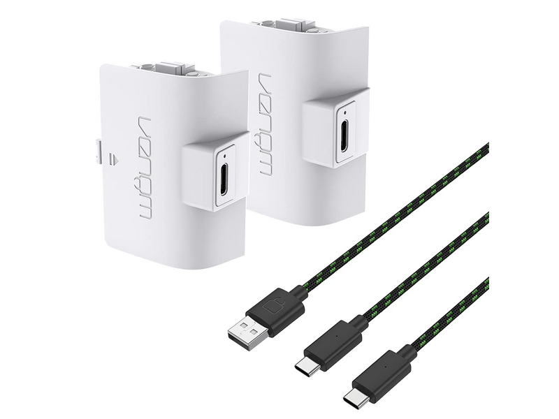 Venom VS2872 Xbox kontoller akku, 2 db, fehér