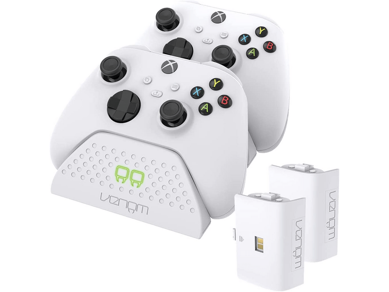 Venom VS2871 Xbox Dupla töltőállomás 2 db akkuval, fehér