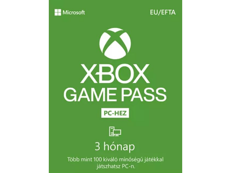 Microsoft Xbox vezeték nélküli controller + USB-C kábel+ GamePass-PC 3 hó. (1V8-00002GP3)