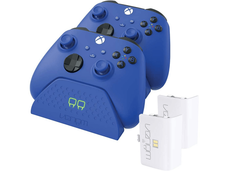 Venom VS2888 Xbox Dupla töltőállomás 2 db akkuval, kék