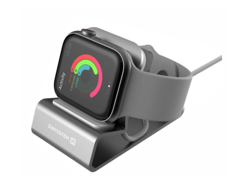 Swissten állvány iWatch-hoz, ezüst (25005100)