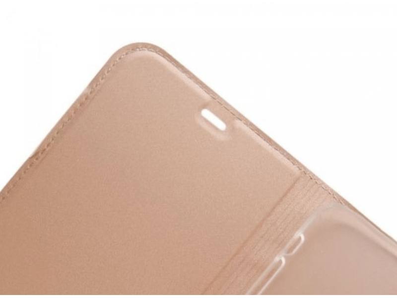 Cellect Xiaomi Redmi Note 10 Lite Flip Oldalra nyíló tok, rózsaarany (BOOKTYPE-XIA-N10L-RG)