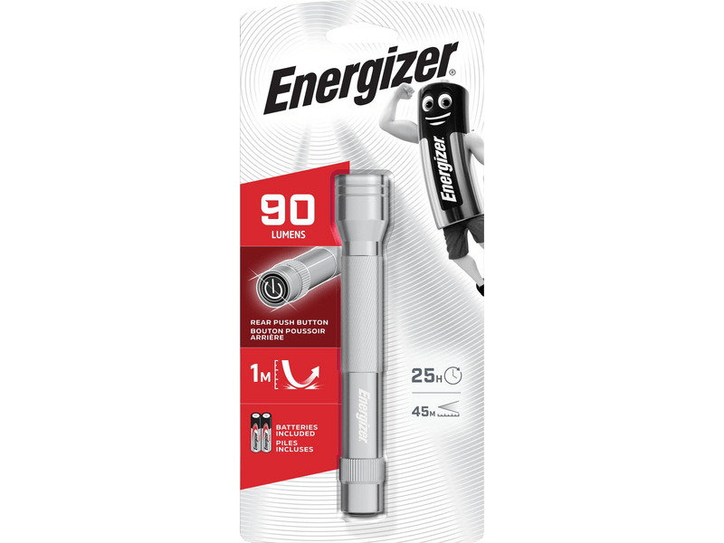 Energizer Metal 3 LED + 2 db AA elemlámpa (NZFHM002)