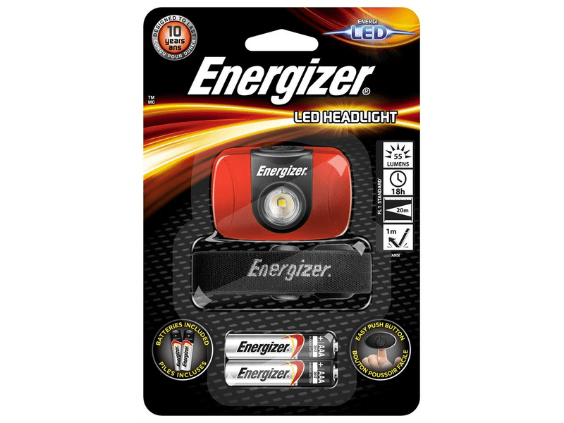 Energizer Headlight 1 LED + 2 db AAA fejlámpa (NZFOHB03)