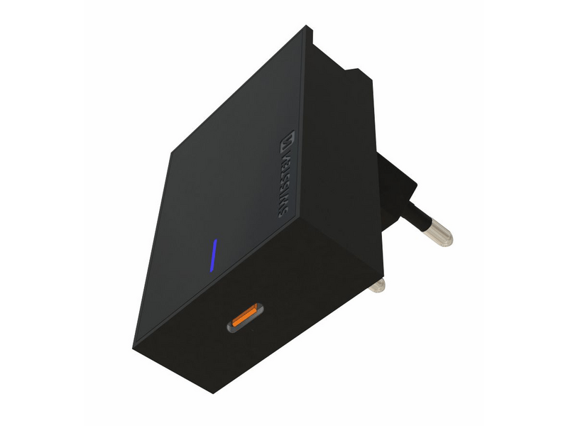 Swissten USB-C Power Delivery 45W Hálózati Gyorstöltő, fekete (22050300)