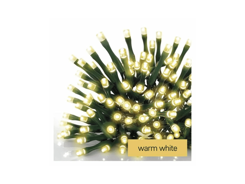 EMOS LED karácsonyi fényfüzér, 4 m, meleg fehér, időzítő, IP44 (D4AW01)