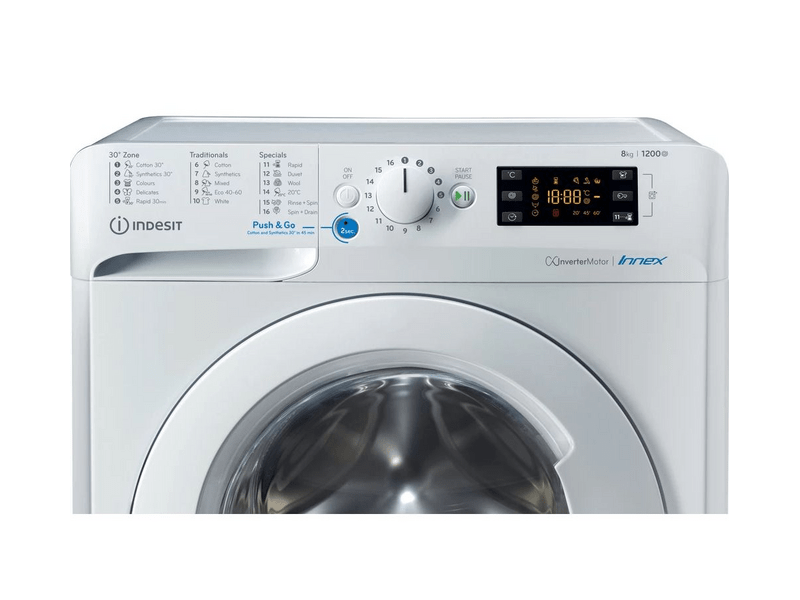 Indesit BWE 81285X W EE N Elöltöltős mosógép