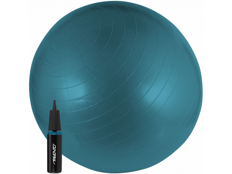 Avento ABS Fitball Blue gimnasztika labda pumpával, 65 cm, kék (40198)