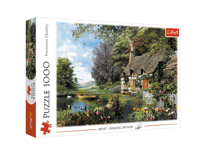 Puzzle 1000 db - Erdei házikó