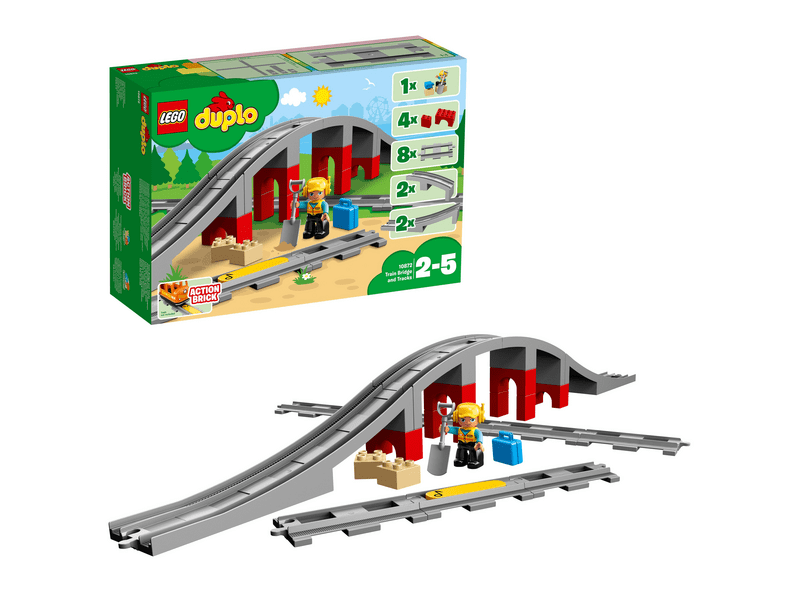 LEGO® DUPLO® Vasúti híd és sínek (10872)