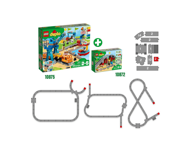 LEGO® DUPLO® Vasúti híd és sínek (10872)