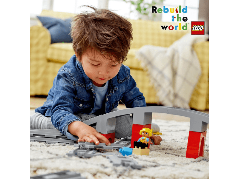 LEGO® DUPLO® Vasúti híd és sínek (10872)