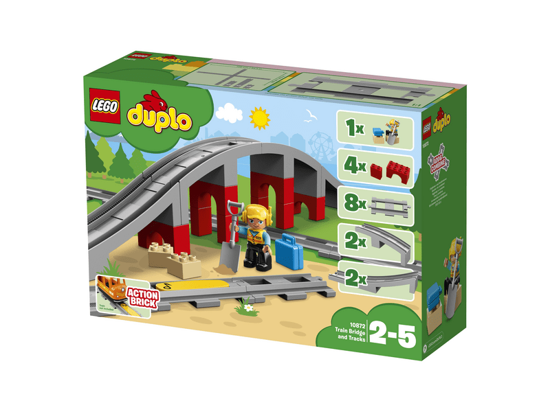LEGO® DUPLO® Vasúti híd és sínek (10872)