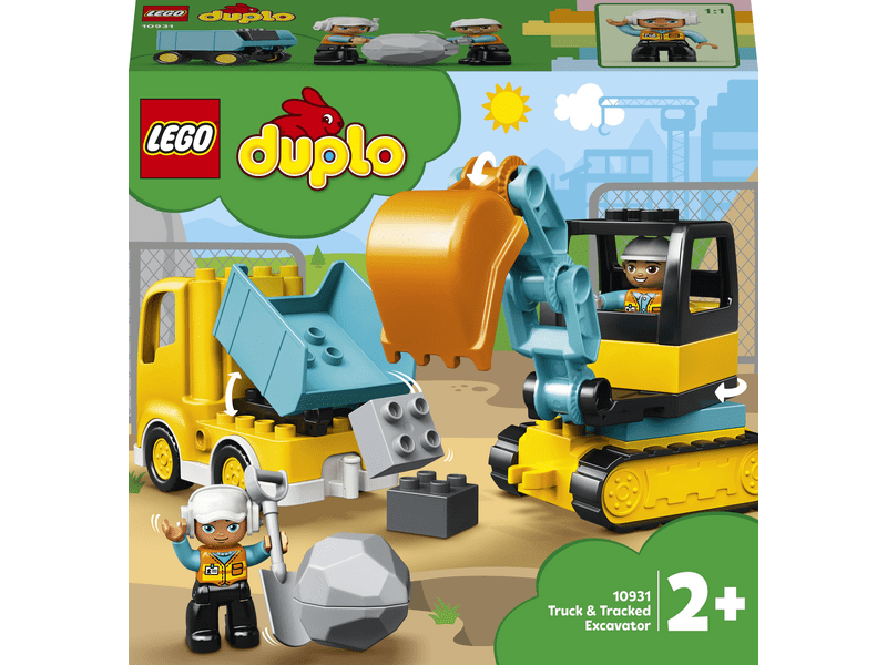 LEGO® DUPLO® Teherautó és lánctalpas exkavátor (10931)