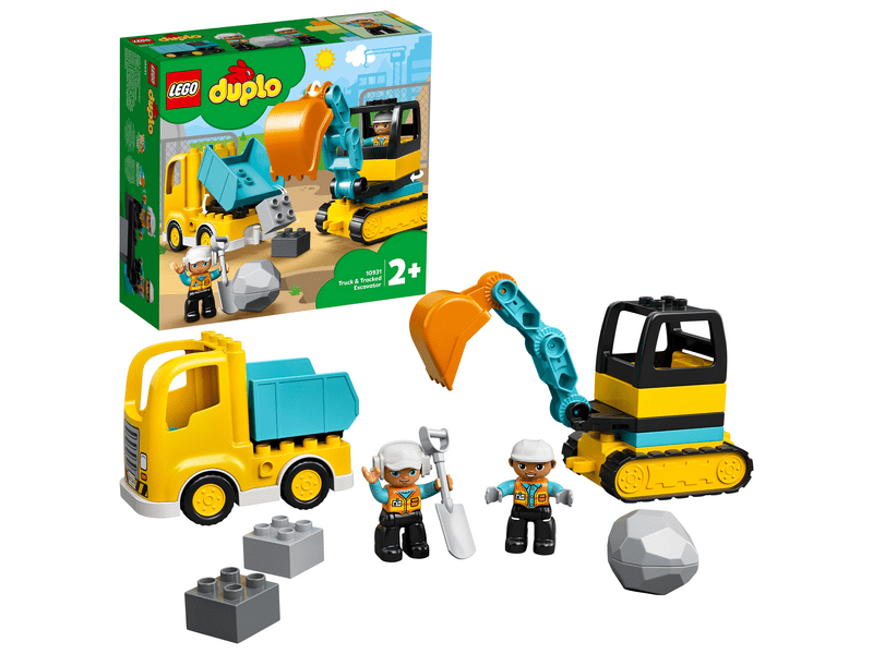 LEGO® DUPLO® Teherautó és lánctalpas exkavátor (10931)