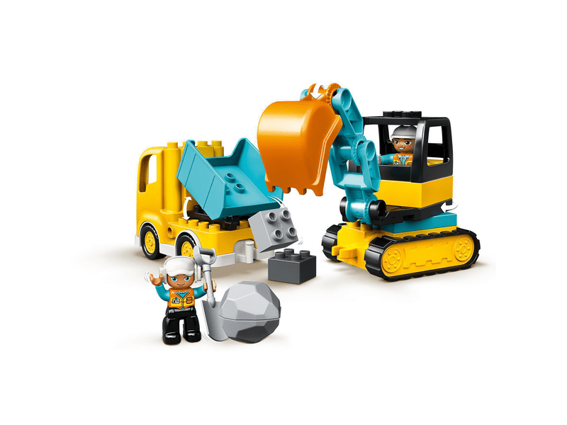 LEGO® DUPLO® Teherautó és lánctalpas exkavátor (10931)
