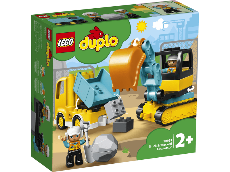 LEGO® DUPLO® Teherautó és lánctalpas exkavátor (10931)