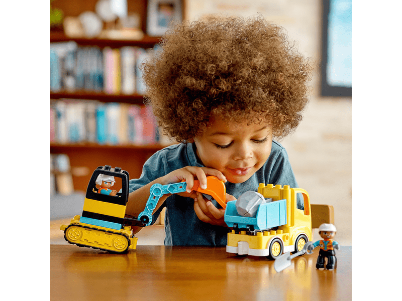 LEGO® DUPLO® Teherautó és lánctalpas exkavátor (10931)