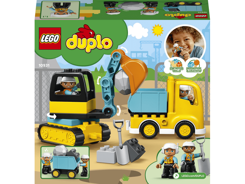 LEGO® DUPLO® Teherautó és lánctalpas exkavátor (10931)