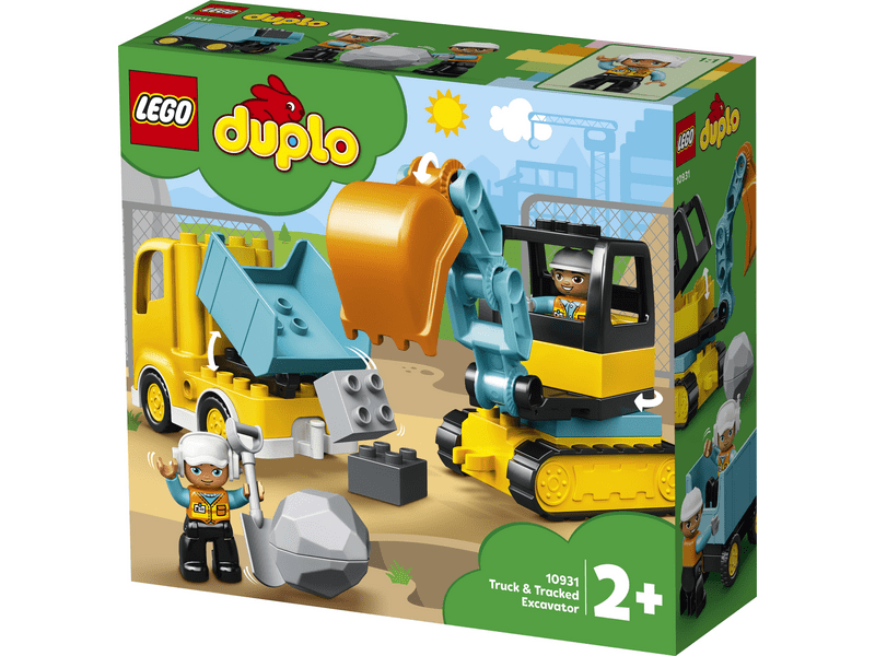 LEGO® DUPLO® Teherautó és lánctalpas exkavátor (10931)