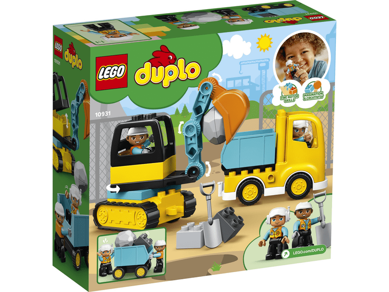 LEGO® DUPLO® Teherautó és lánctalpas exkavátor (10931)