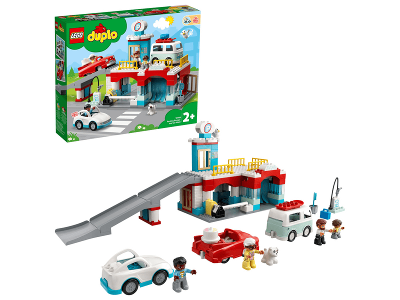 LEGO® DUPLO® Parkolóház és autómosó (10948)