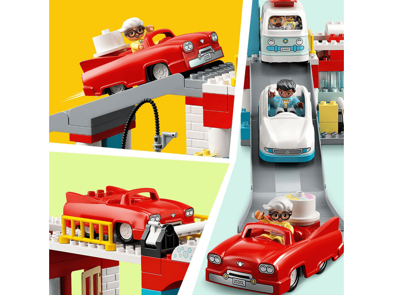 LEGO® DUPLO® Parkolóház és autómosó (10948)