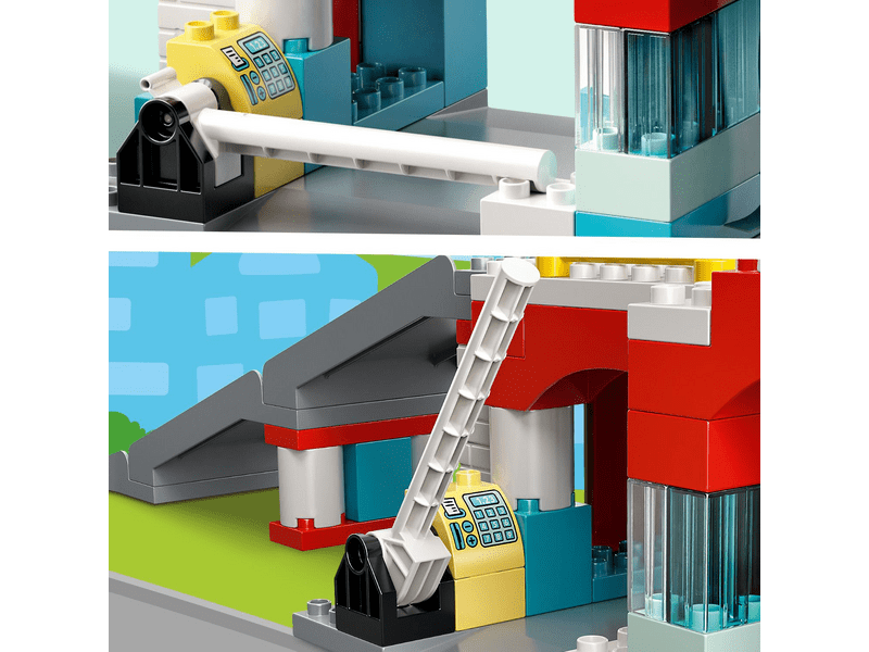 LEGO® DUPLO® Parkolóház és autómosó (10948)