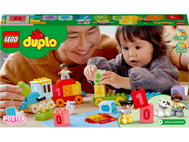 LEGO® DUPLO® Vlak s brojevima - naučite brojati (10954)