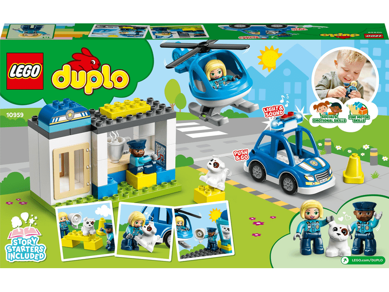 LEGO® DUPLO® Rendőrkapitányság és helikopter (10959)